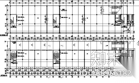 某三层商业住宅楼建筑施工图cad施工图下载【ID:165956182】