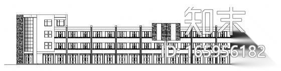 某三层商业住宅楼建筑施工图cad施工图下载【ID:165956182】