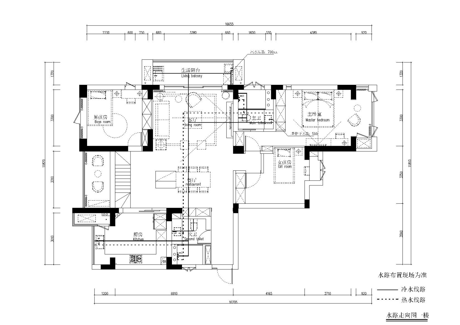 [浙江]-杭州·风雅钱塘两层住宅施工图+实景施工图下载【ID:160061102】