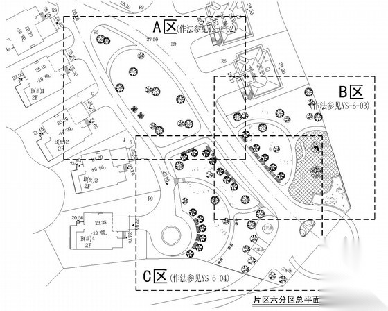 [东莞]高级住宅区园林景观工程施工图（二）施工图下载【ID:161089180】