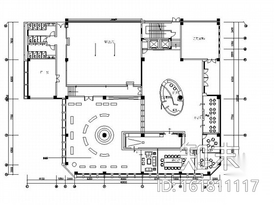 [广州]原创现代风格通信股份有限公司办公楼装修图（含...施工图下载【ID:161811117】
