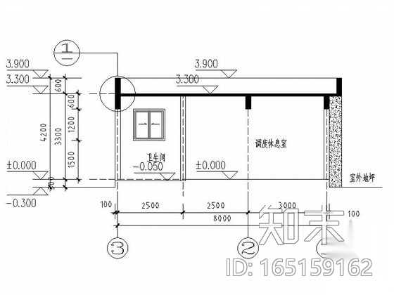 [广东]现代风格公交站及配套建筑施工图（含结构图cad施工图下载【ID:165159162】