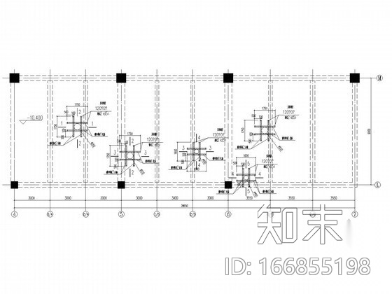 楼板开洞加固节点构造详图cad施工图下载【ID:166855198】