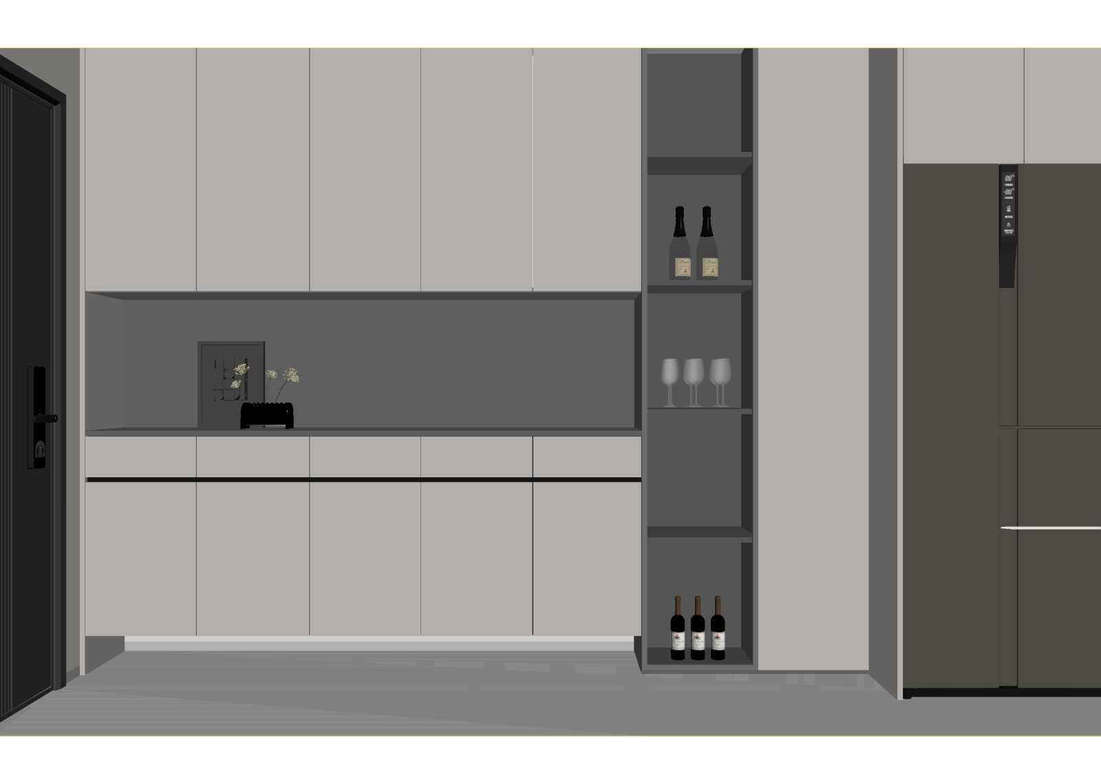 现代玄关3D模型下载【ID:1215133661】