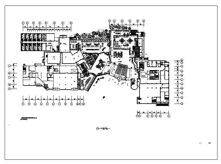常州大酒店公共区域部分室内设计施工图纸cad施工图下载【ID:161770162】