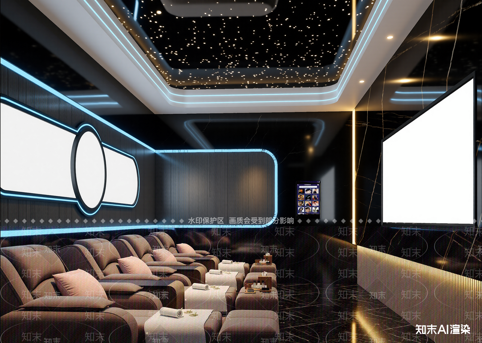 现代电影院3D模型下载【ID:1214268939】