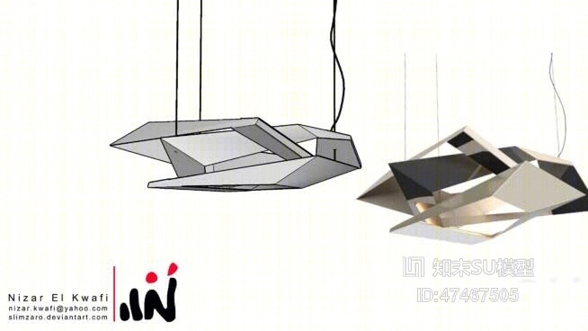 吊灯SU模型下载【ID:318020888】