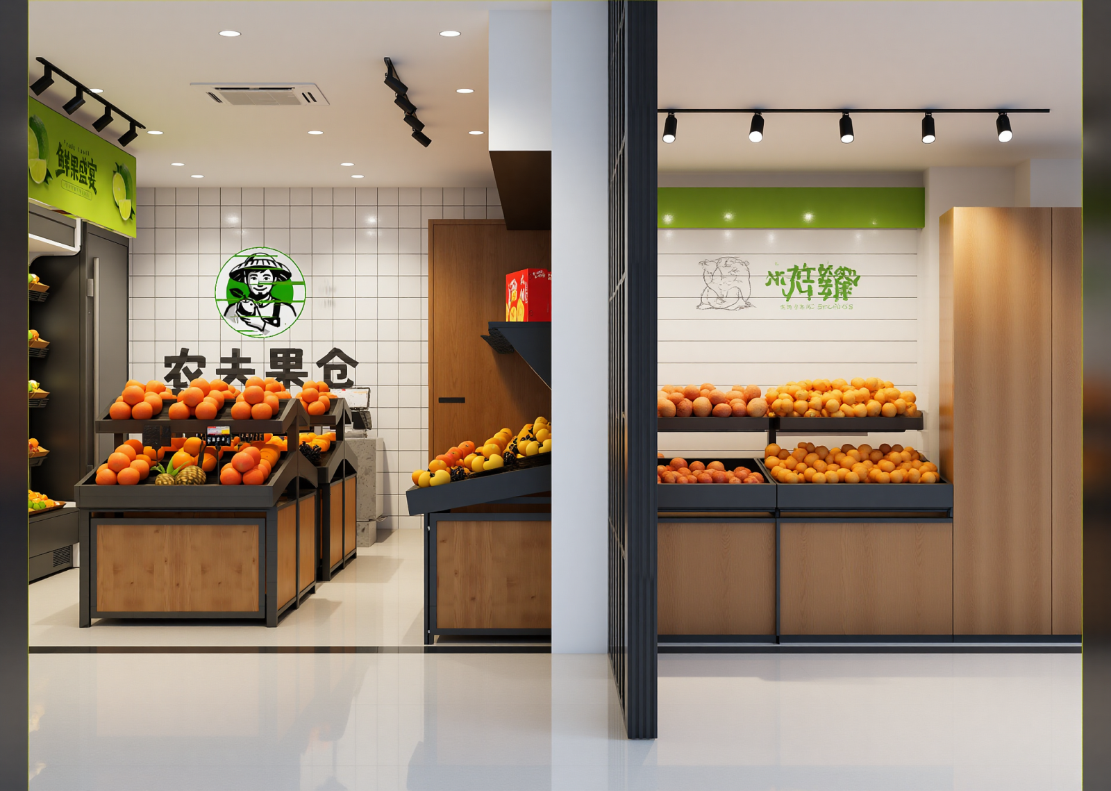 现代水果店3D模型下载【ID:1214827716】