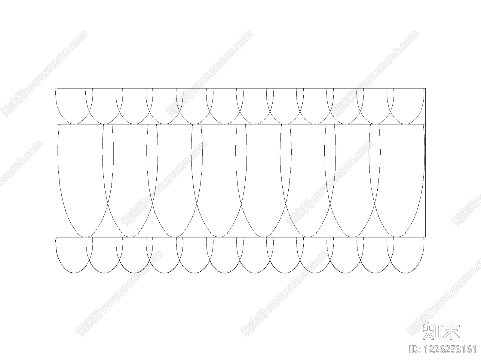 窗帘CAD图纸
