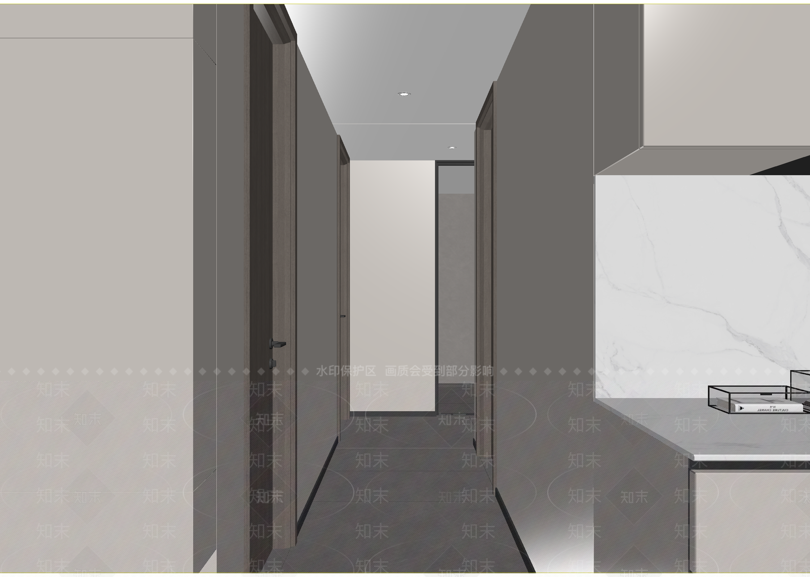 现代玄关3D模型下载【ID:1215109197】