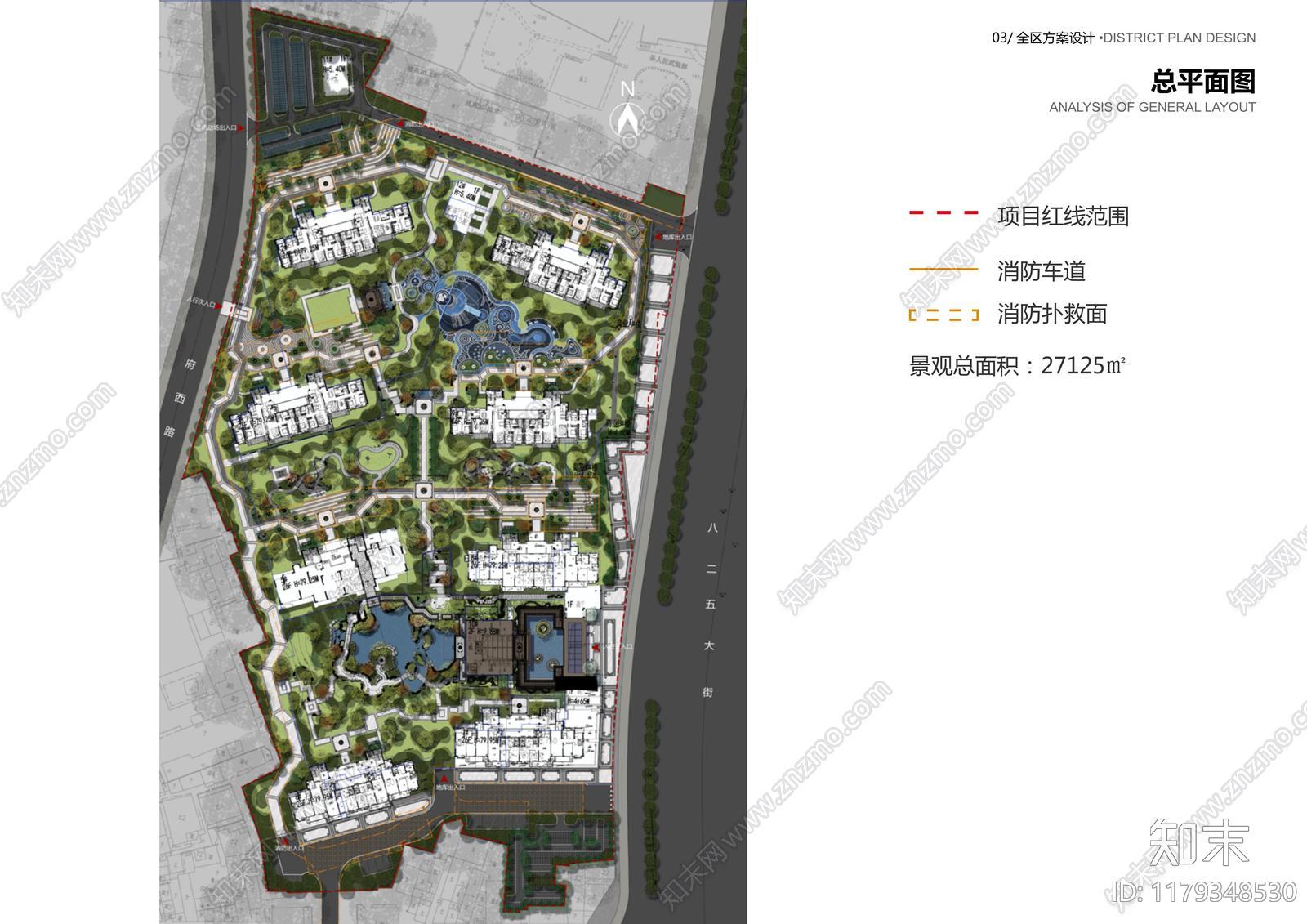 建发大区景观平面布局案例分析：探索现代园林设计的精髓下载【ID:1179348530】