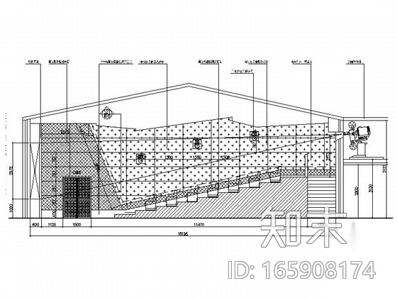 [浙江]精品高档电影院室内装修施工图（含效果）施工图下载【ID:165908174】