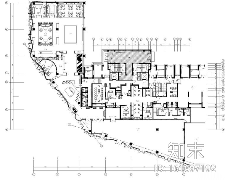 [上海]集艾设计-上海海珀黄浦售楼处CAD施工图cad施工图下载【ID:161697192】