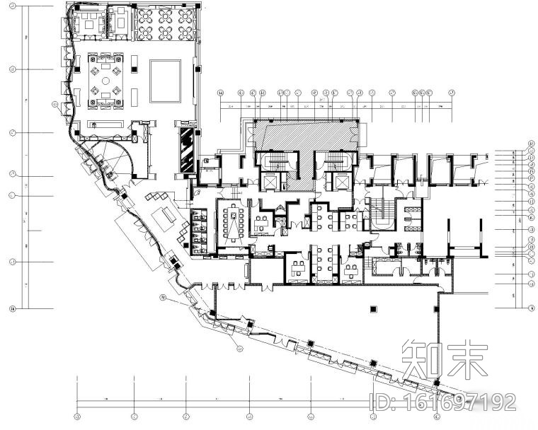 [上海]集艾设计-上海海珀黄浦售楼处CAD施工图cad施工图下载【ID:161697192】