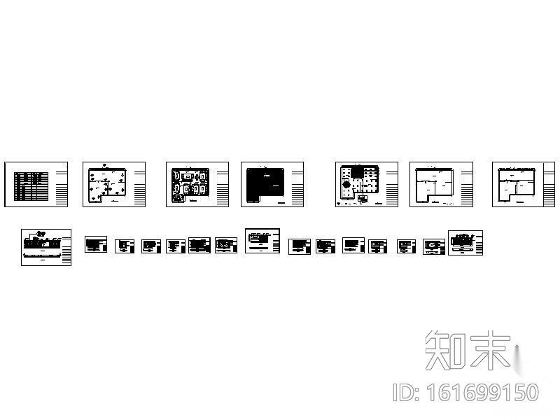 [广东]某家具厂沙发展厅标准设计方案cad施工图下载【ID:161699150】