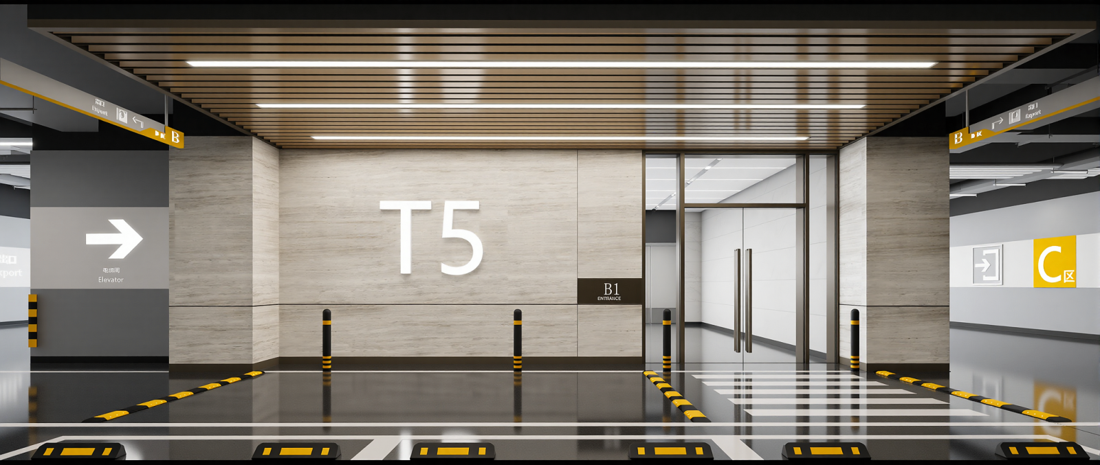 现代停车场SU模型下载【ID:1216012533】_知末su模型网