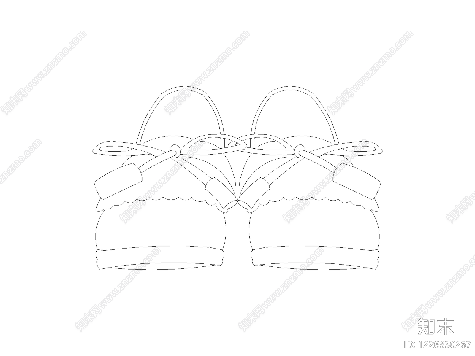 服装鞋帽CAD图纸