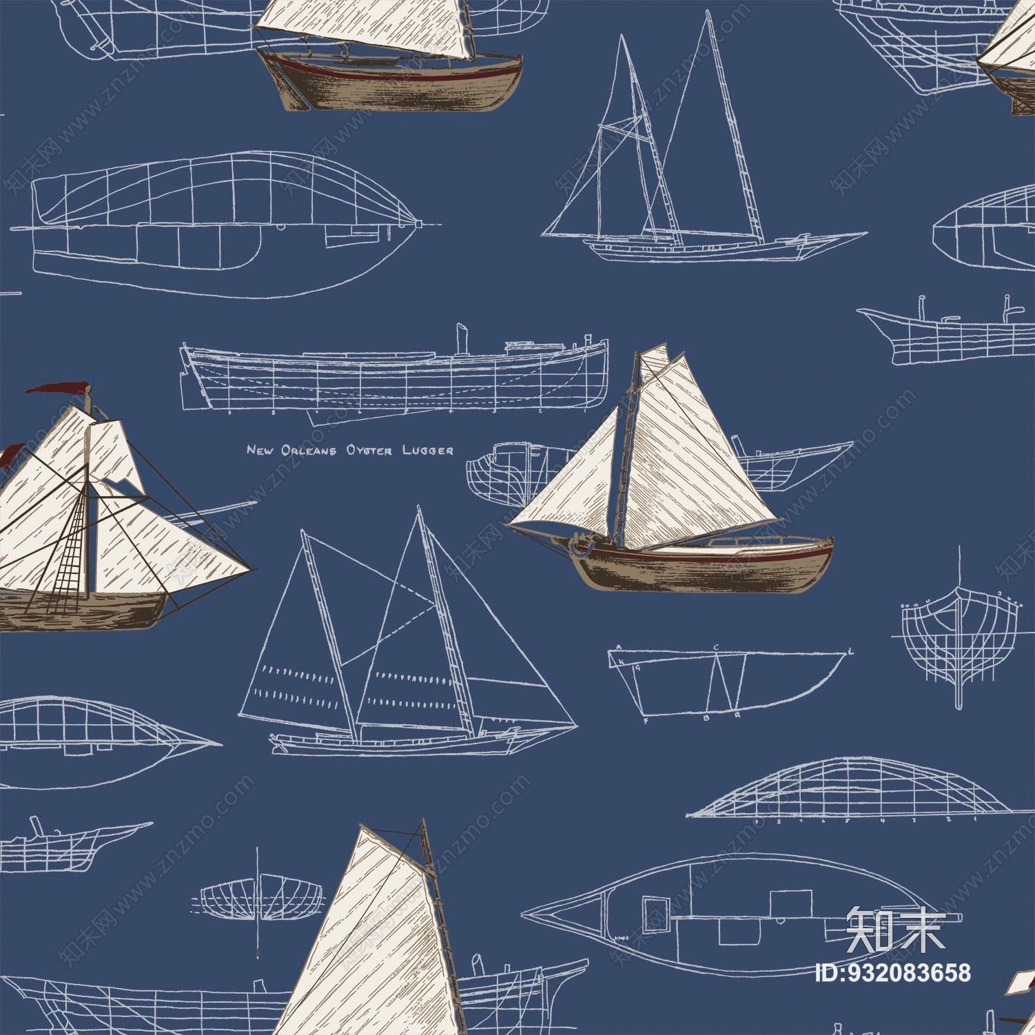 儿童海盗船壁纸贴图下载【ID:932083658】