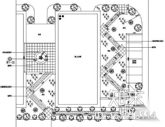 某消防局外环境设计施工图cad施工图下载【ID:167018114】