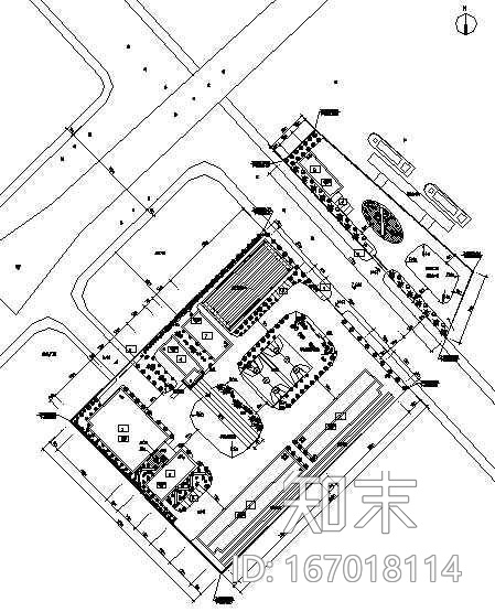 某消防局外环境设计施工图cad施工图下载【ID:167018114】