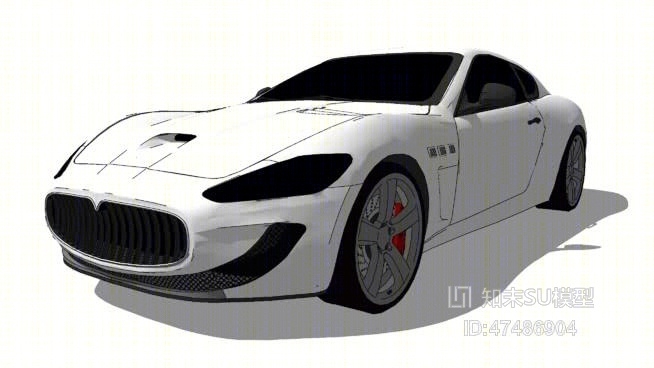 跑车SU模型下载【ID:518053100】