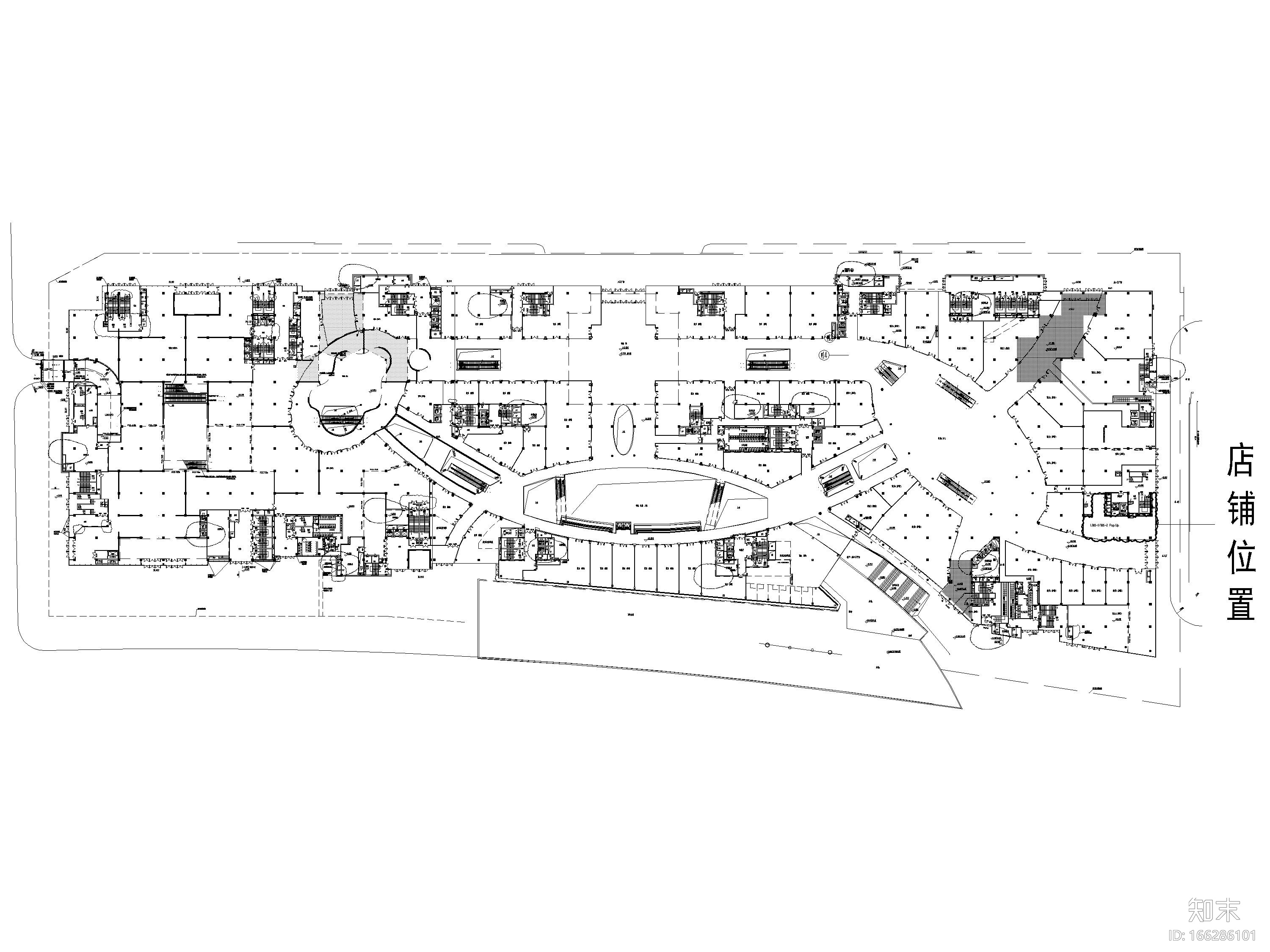 ​[天津]262㎡汽车展厅体验店施工图+效果图cad施工图下载【ID:166286101】