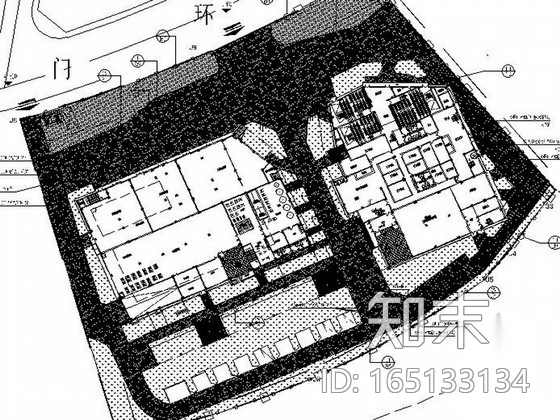 [浙江]多功能市民文体中心景观设计施工图cad施工图下载【ID:165133134】