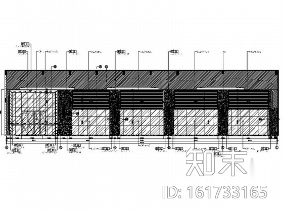 [广州]时尚都市广场欧陆风情售楼处精装修施工图cad施工图下载【ID:161733165】