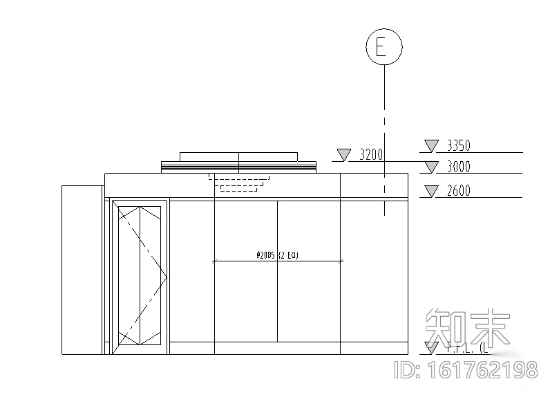 重庆希尔顿酒店施工图（含实景）cad施工图下载【ID:161762198】