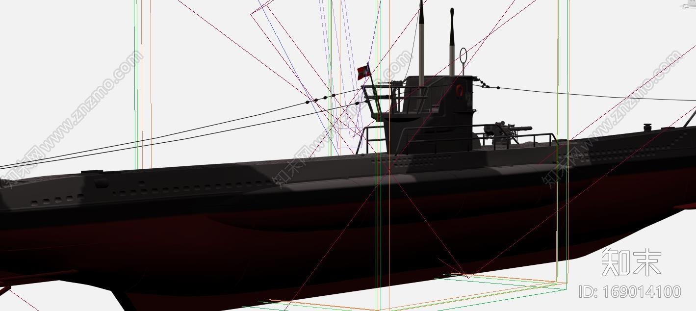 霸气的潜艇CG模型下载【ID:169014100】