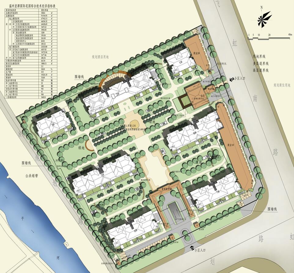 [浙江]欧式风格高档住宅小区建筑方案文本cad施工图下载【ID:149861186】