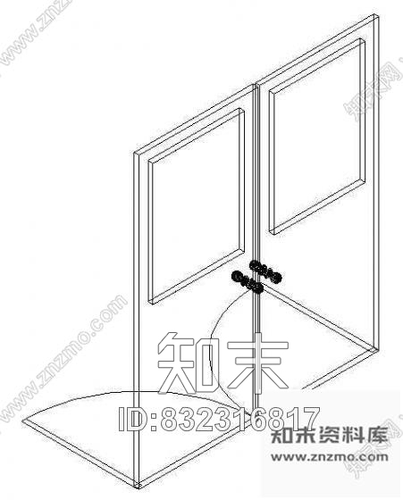 图块/节点门CAD模型图块22cad施工图下载【ID:832316817】
