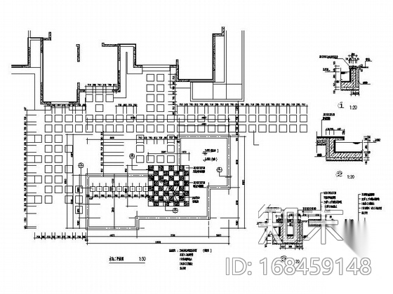 [苏州]高层住宅花园景观环境设计施工图cad施工图下载【ID:168459148】