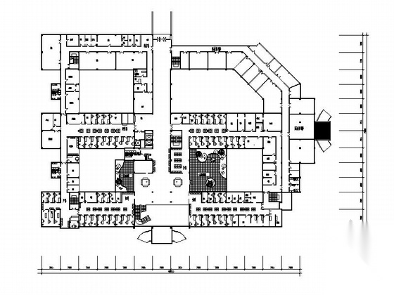 [绍兴]高层坡屋顶市级医院建筑设计方案图（含效果图）cad施工图下载【ID:165739194】