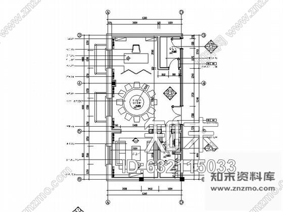 施工图商务会所新古典中式精品包厢装修室内施工图含效果cad施工图下载【ID:632115033】