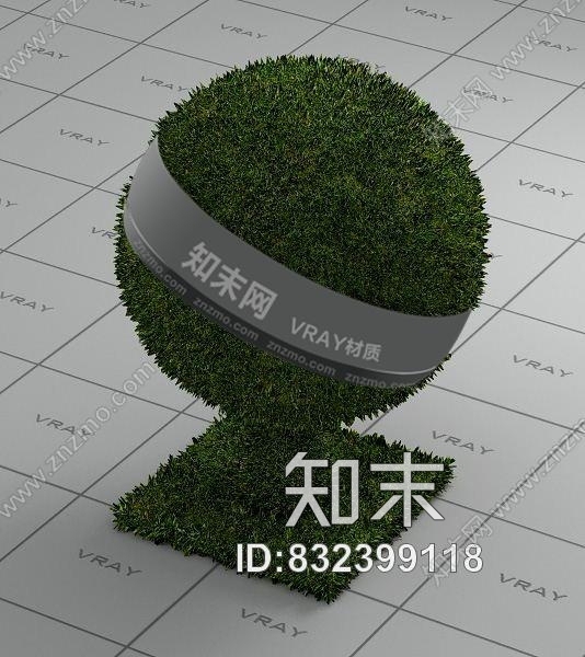 暗绿色草地Vray材质下载贴图下载【ID:832399118】