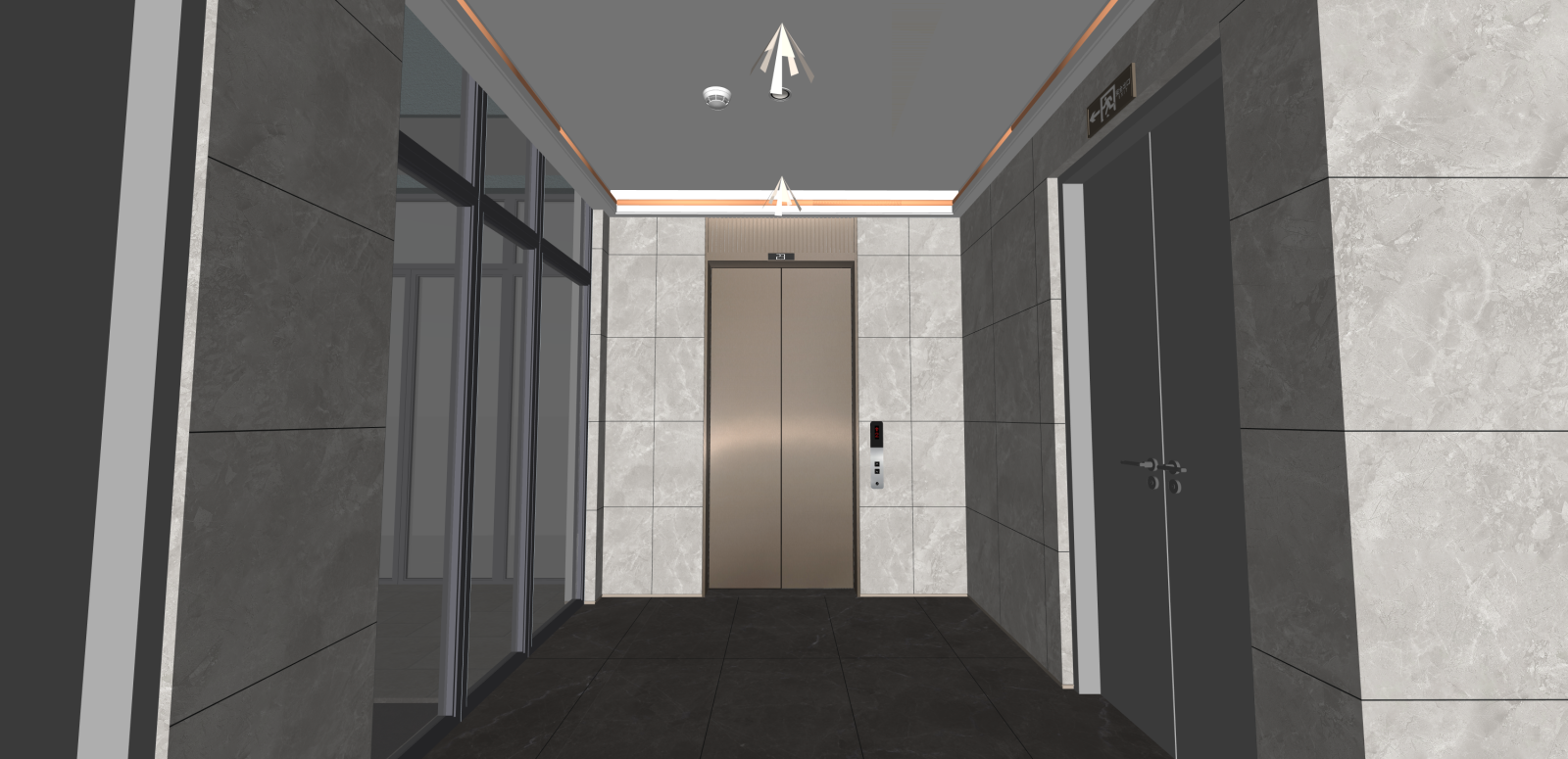 现代其他公共空间SU模型下载【ID:1215981075】