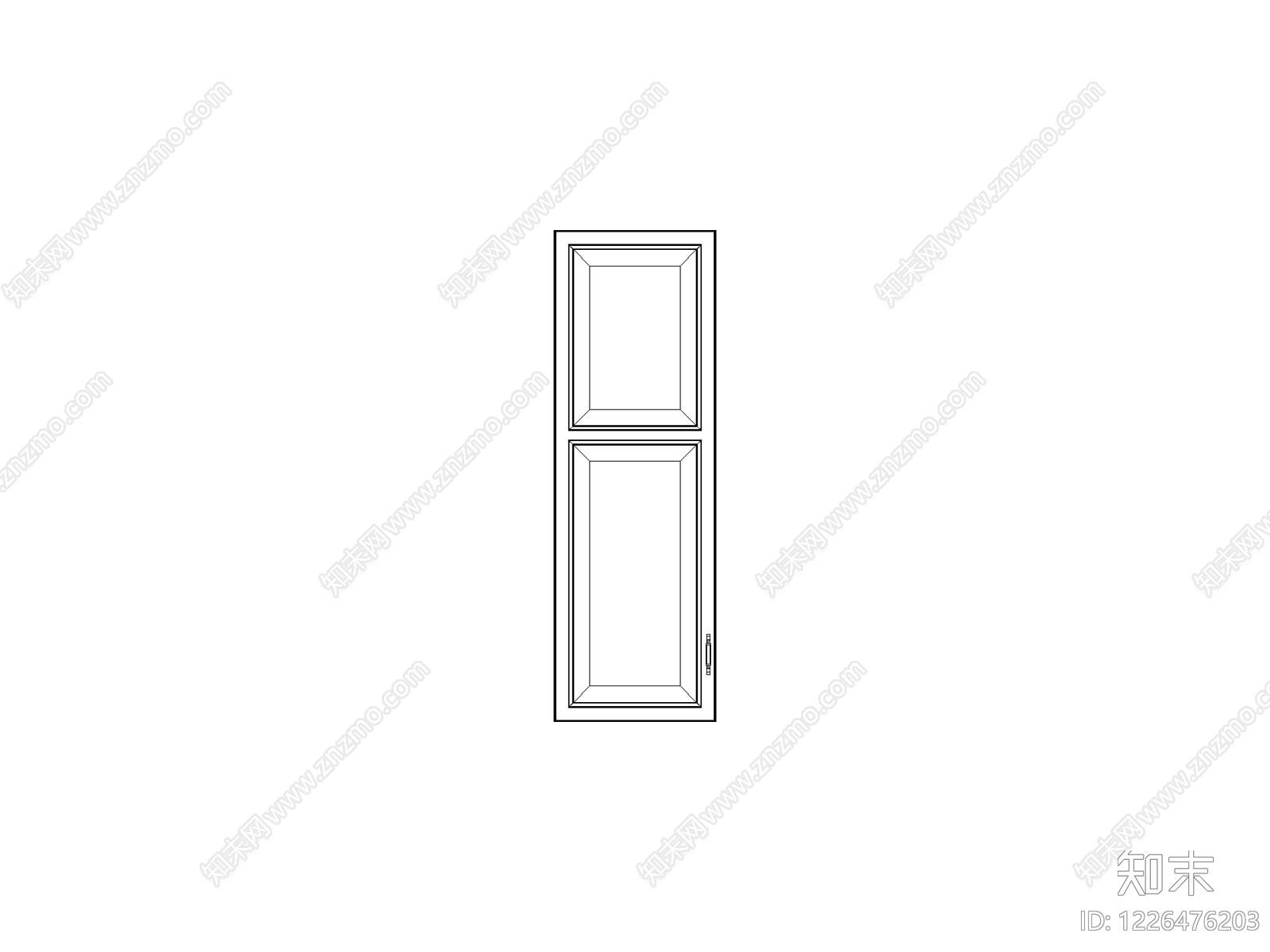 外门系统cad施工图下载【ID:1226476203】