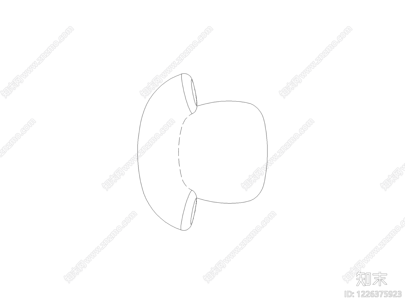 现代五金管件CAD图纸