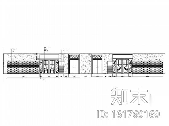 [陕西]精致英式风格咖啡厅室内设计施工图（含效果）cad施工图下载【ID:161769169】