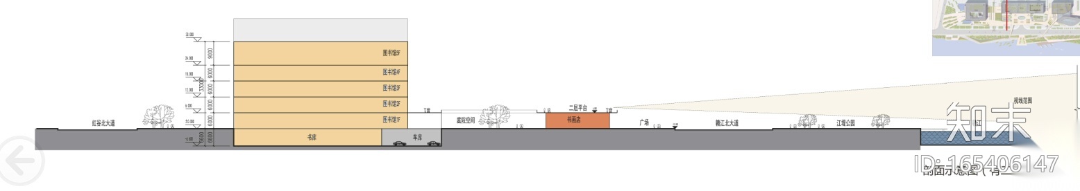 [江西]省级文化中心建筑设计方案文本（中标方案）施工图下载【ID:165406147】