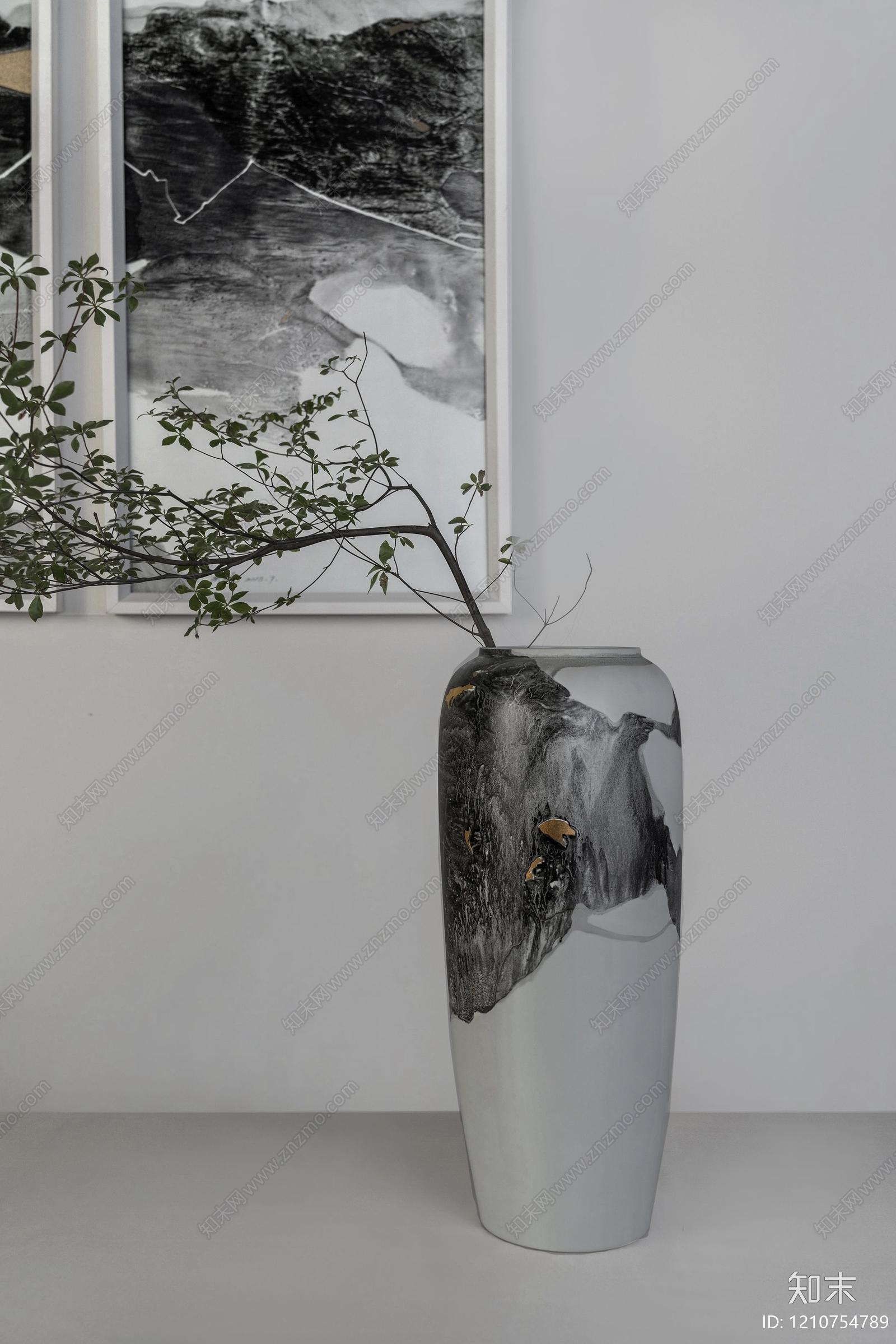 黑白挂画贴图下载【ID:1210754789】