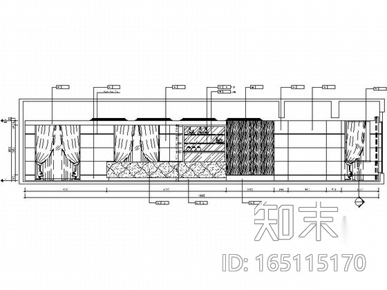 [浙江]时尚简约售楼中心设计CAD施工图（含实景图）cad施工图下载【ID:165115170】