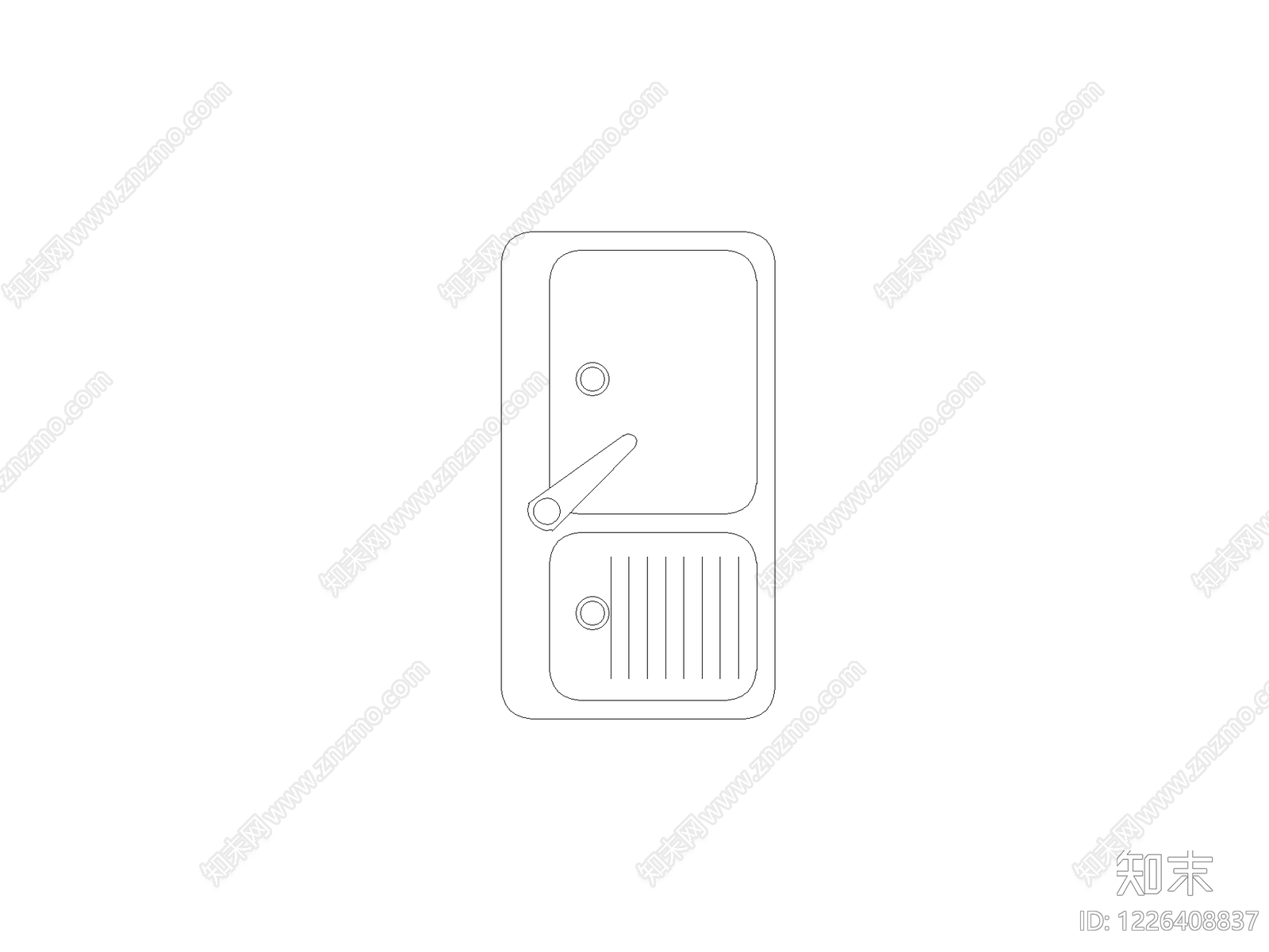 开关插座cad施工图下载【ID:1226408837】