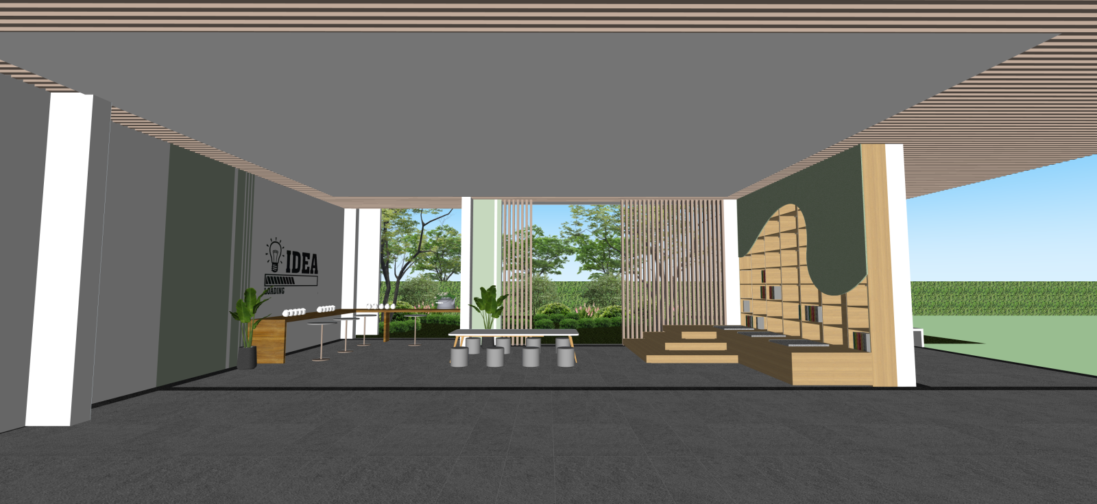 现代工作室SU模型下载【ID:1222228133】