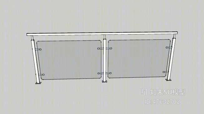 栏杆SU模型下载【ID:47632702】