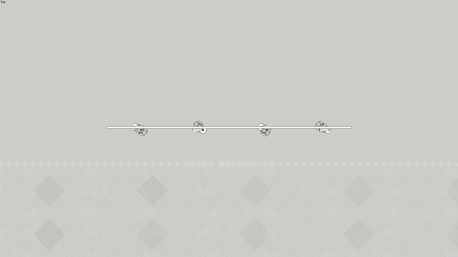 轨道灯SU模型下载【ID:1161707237】