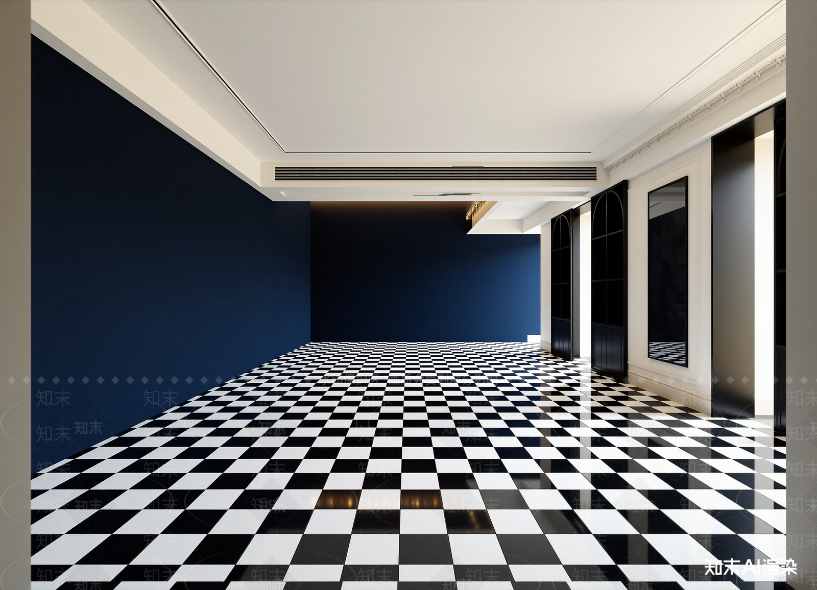 法式走廊3D模型下载【ID:1214792104】