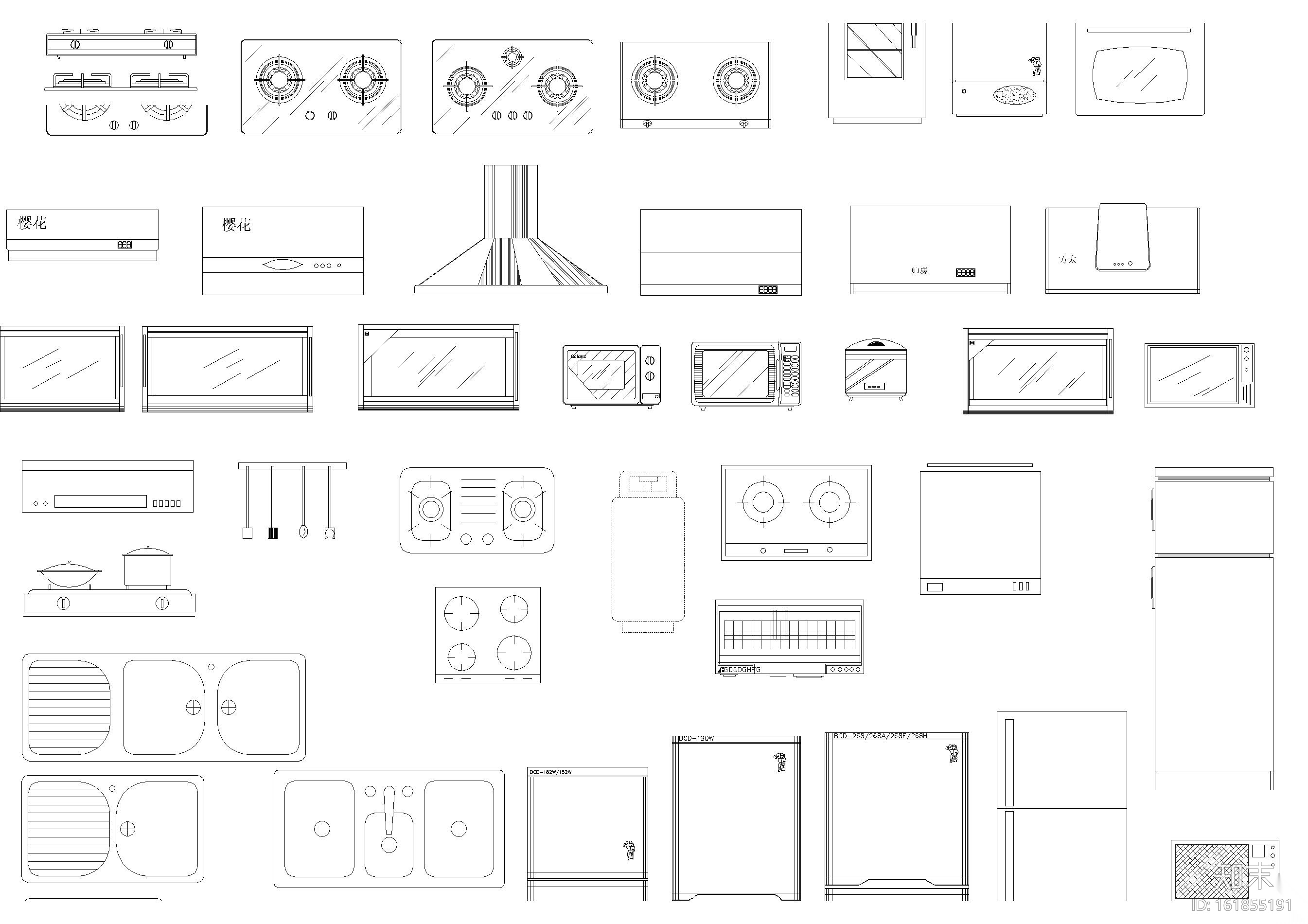 室内家具装饰施工图下载【ID:161855191】