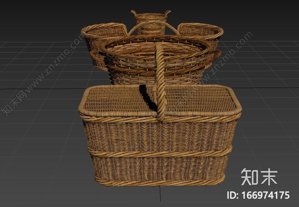 竹篮CG模型下载【ID:166974175】